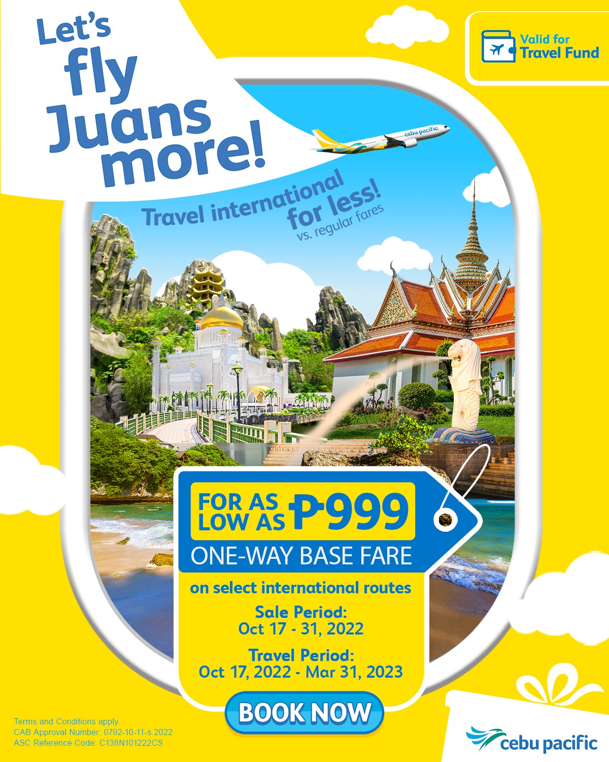 Cebu Pacific Let's Fly Juans More Promo (October 17, 2022) Cebu