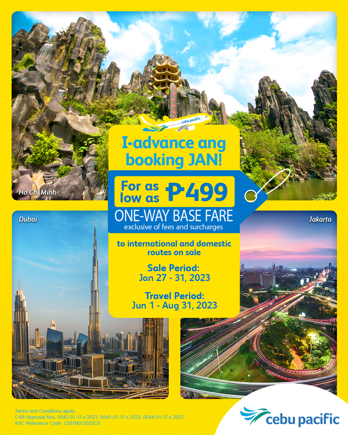 Cebu Pacific International Seat Sale (January 27, 2023) Cebu Pacific